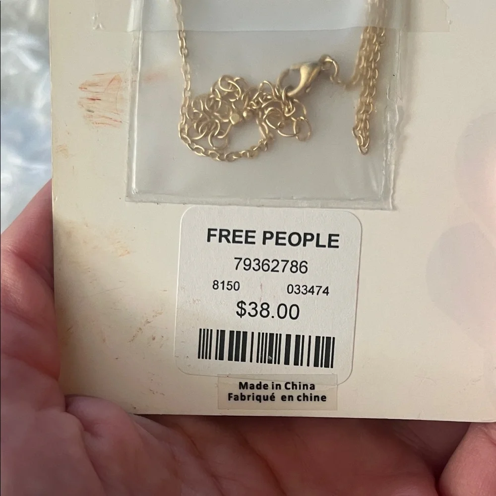 Free People Gold Astrology Necklace in Cancer - Picture 6 of 6